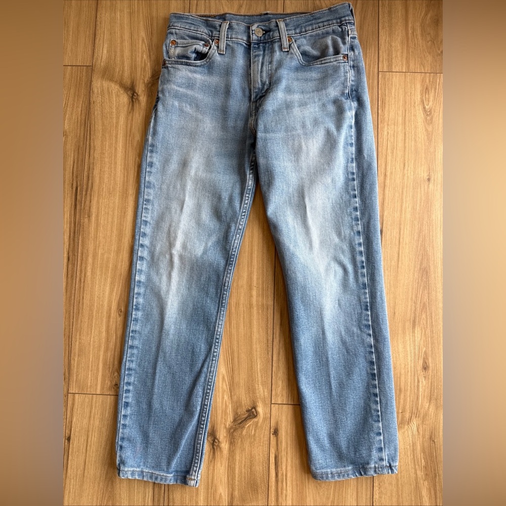 Levis 511 Jeans Mens 29x30 Blue Light Wash Slim Taper Denim Casual Pants